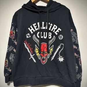 Netflix Black Hellfire Club Hoodie